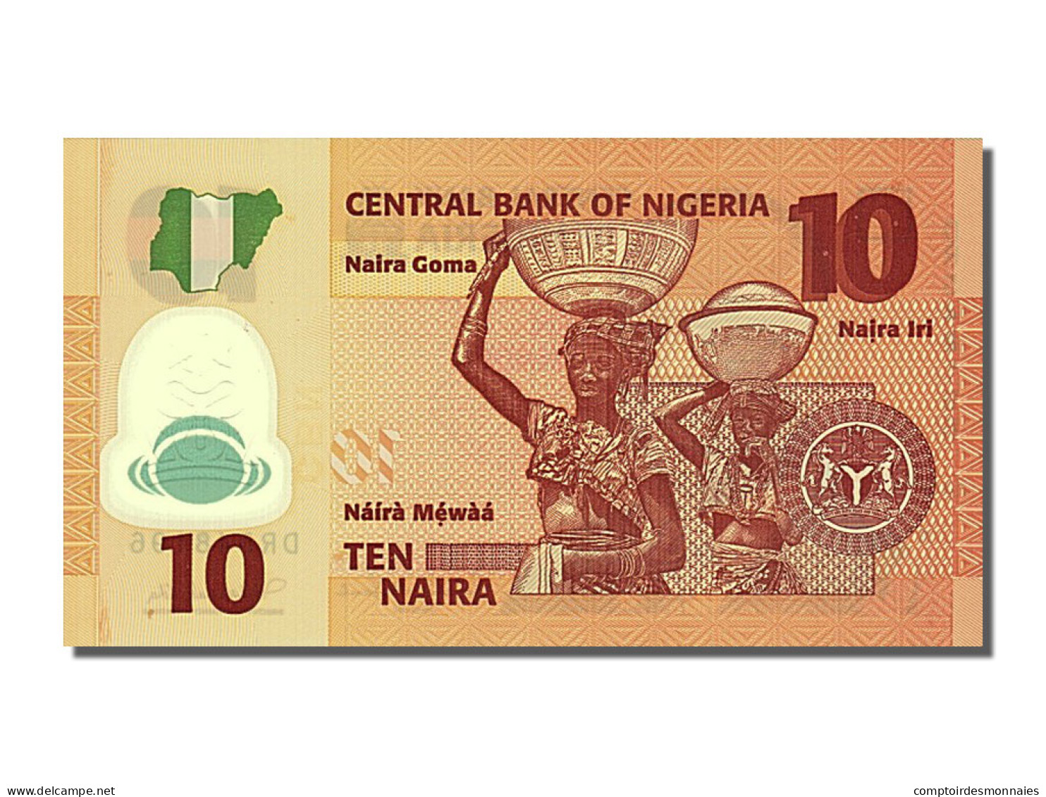 Billet, Nigéria, 10 Naira, 2010, NEUF - Nigeria