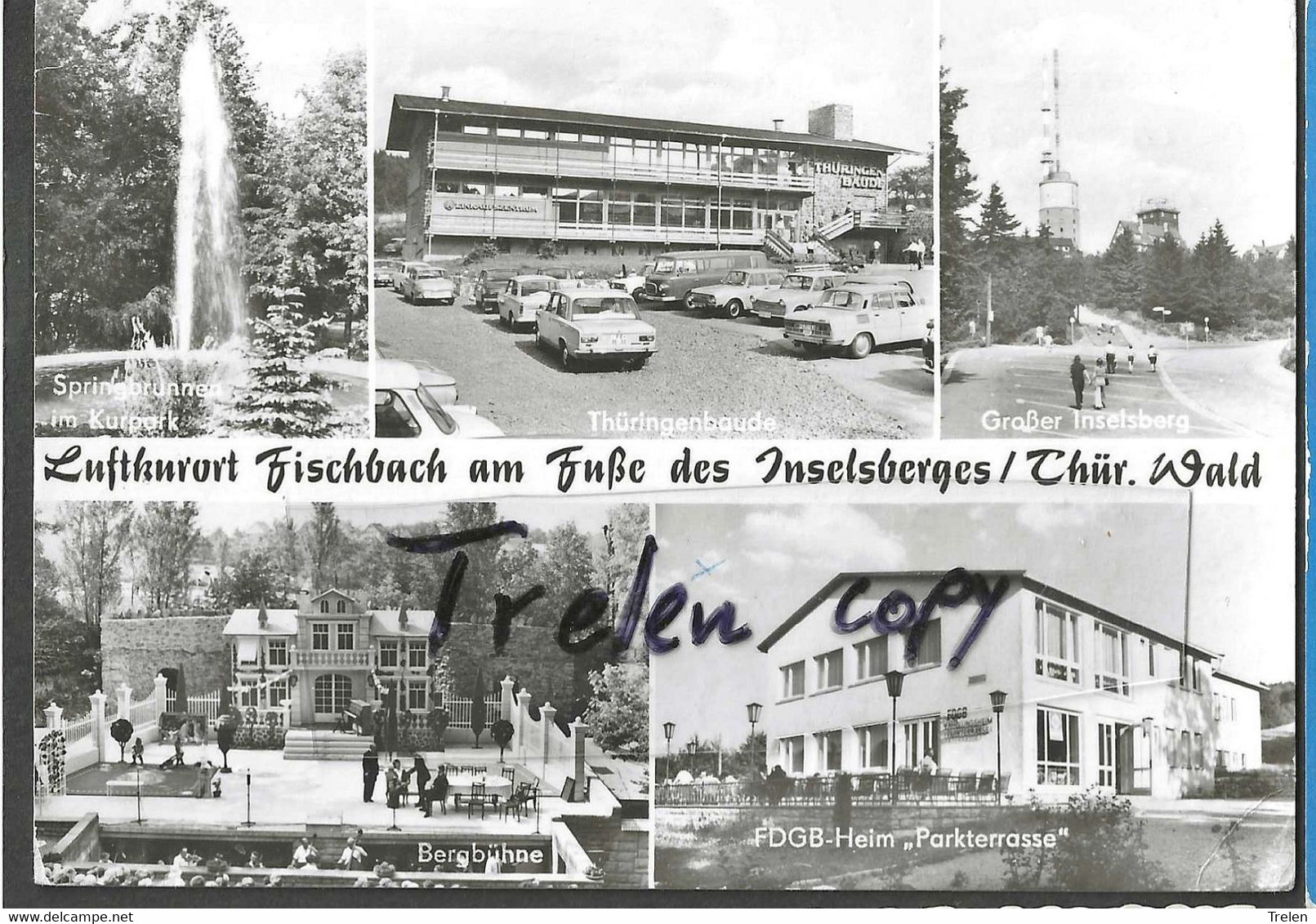 Allemagne, Fischbach, 1981,  Gelaufen, Circulée - Waltershausen