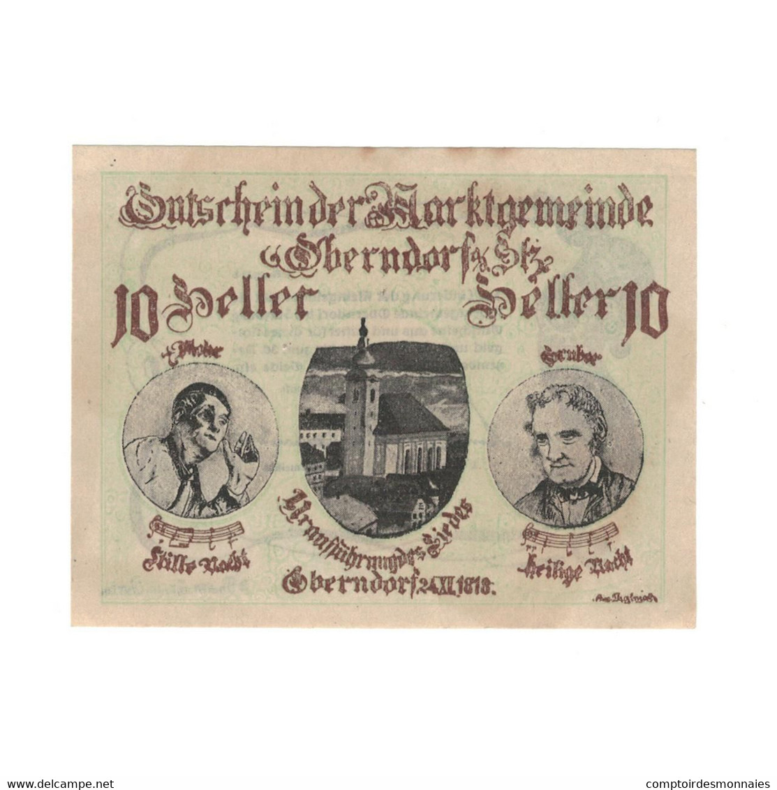 Billet, Autriche, Greiz, Bank Für Handel Und Industrie, 10 Heller, Texte, 1920 - Autriche