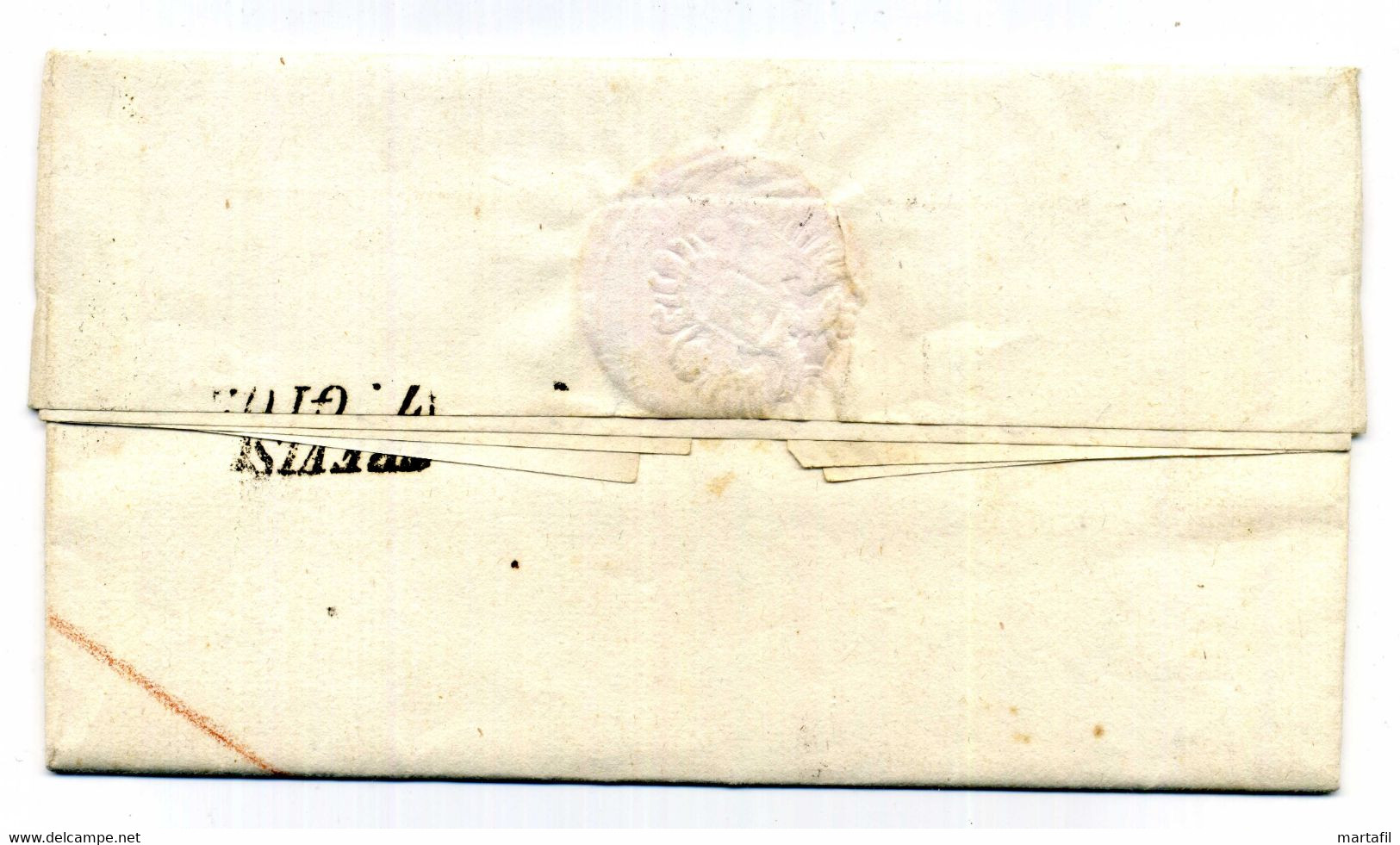 7.6.1852 Lettera Presidenza Regia Accademia Di Belle Arti VENEZIA Per TREVISO - 1. ...-1850 Prephilately