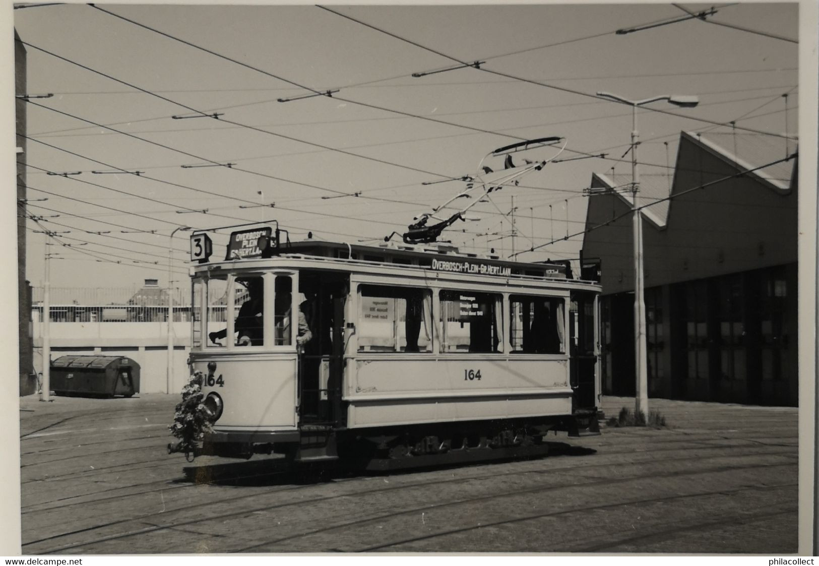 Den Haag ( 's Gravenhage)  Echte  Foto Geen Kaart! 12.5 X 9 Cm Onbekend Waar? / Tram Lijn 3  19?? - Den Haag ('s-Gravenhage)