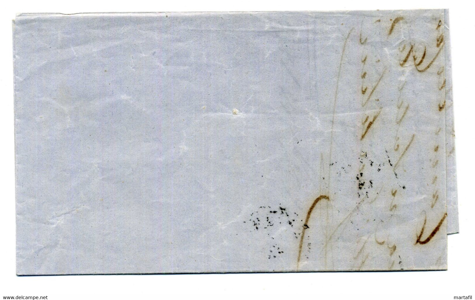 1864 Lettera Da BOLOGNA Per ANCONA - Marcophilia