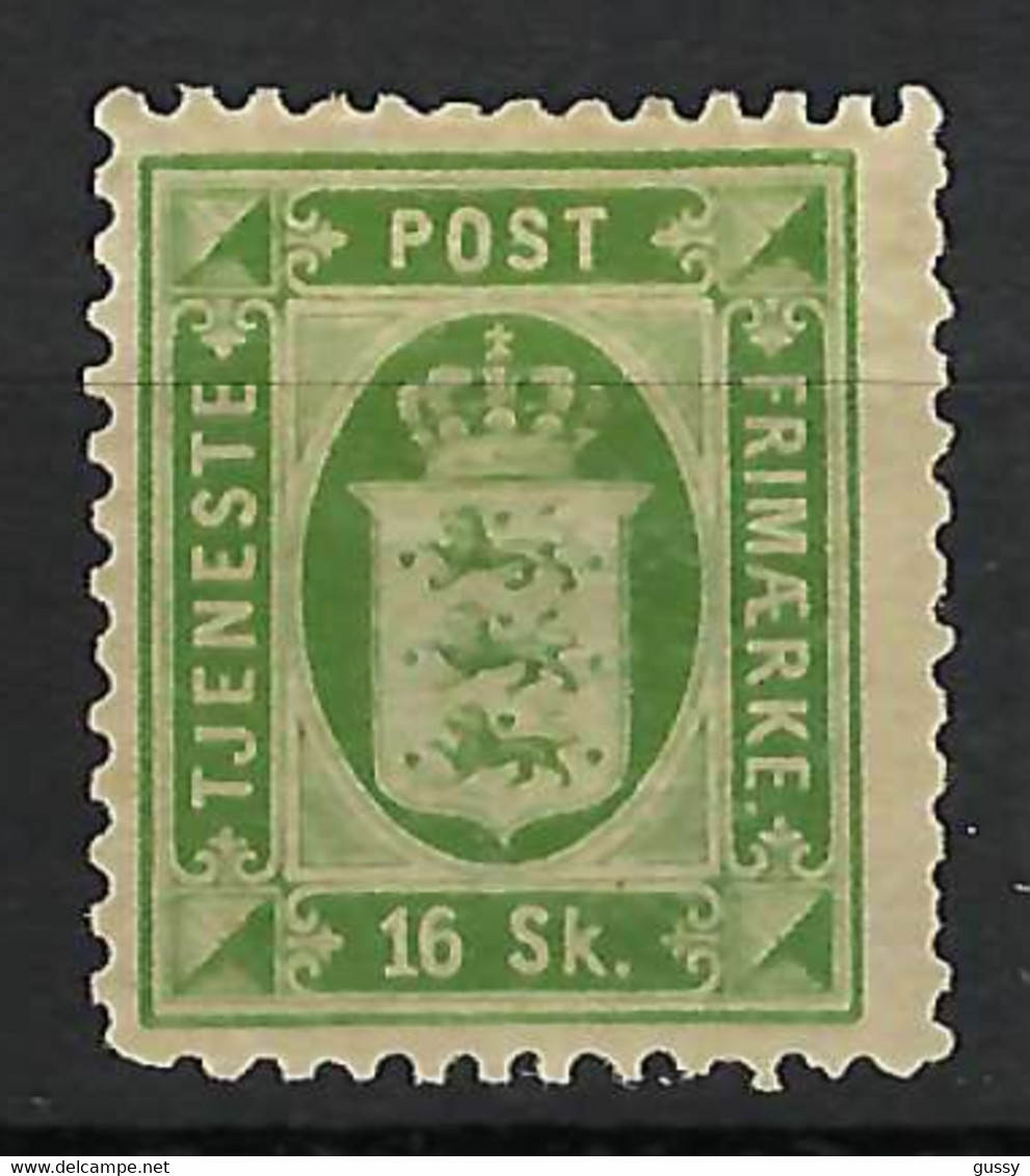 DANEMARK Service 1871:  Le ZNr. 3A Neuf*, Forte Cote - Dienstzegels