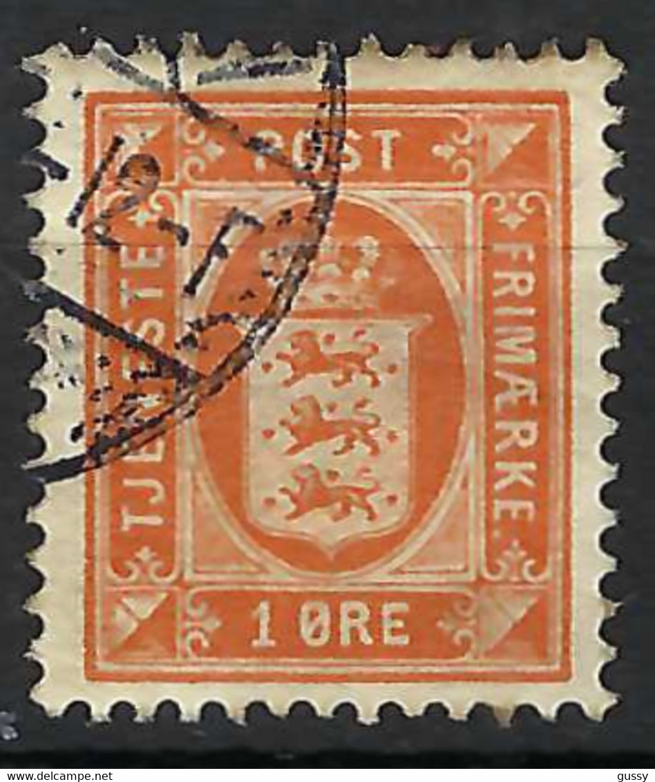 DANEMARK Service 1902:  Le ZNr. 8 Obl. CAD - Oficiales