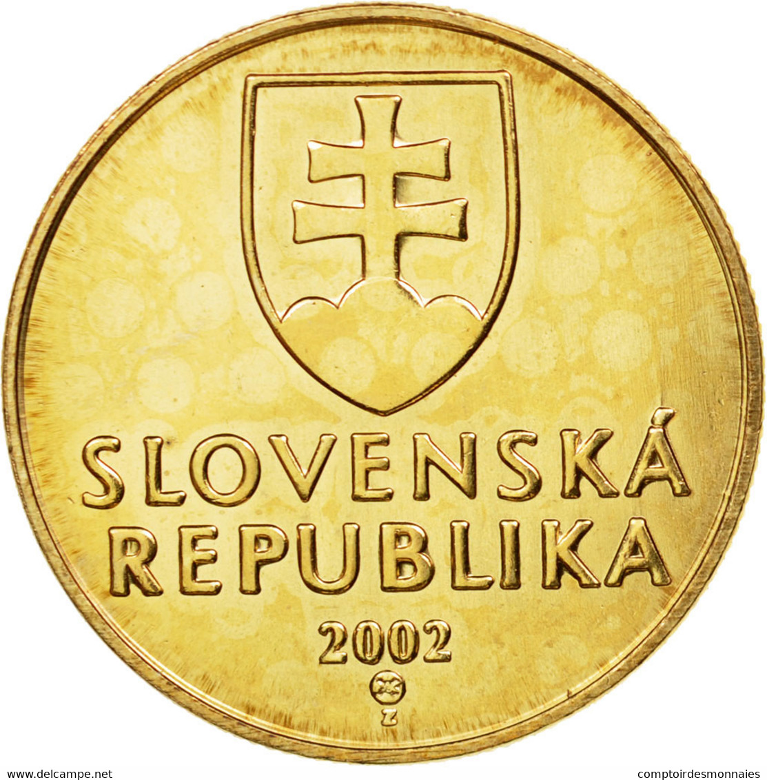 Monnaie, Slovaquie, Koruna, 2002, SUP, Bronze Plated Steel, KM:12 - Slovacchia