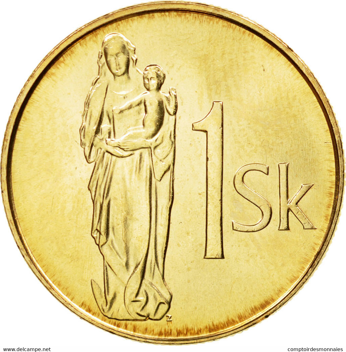 Monnaie, Slovaquie, Koruna, 2002, SUP, Bronze Plated Steel, KM:12 - Slovacchia