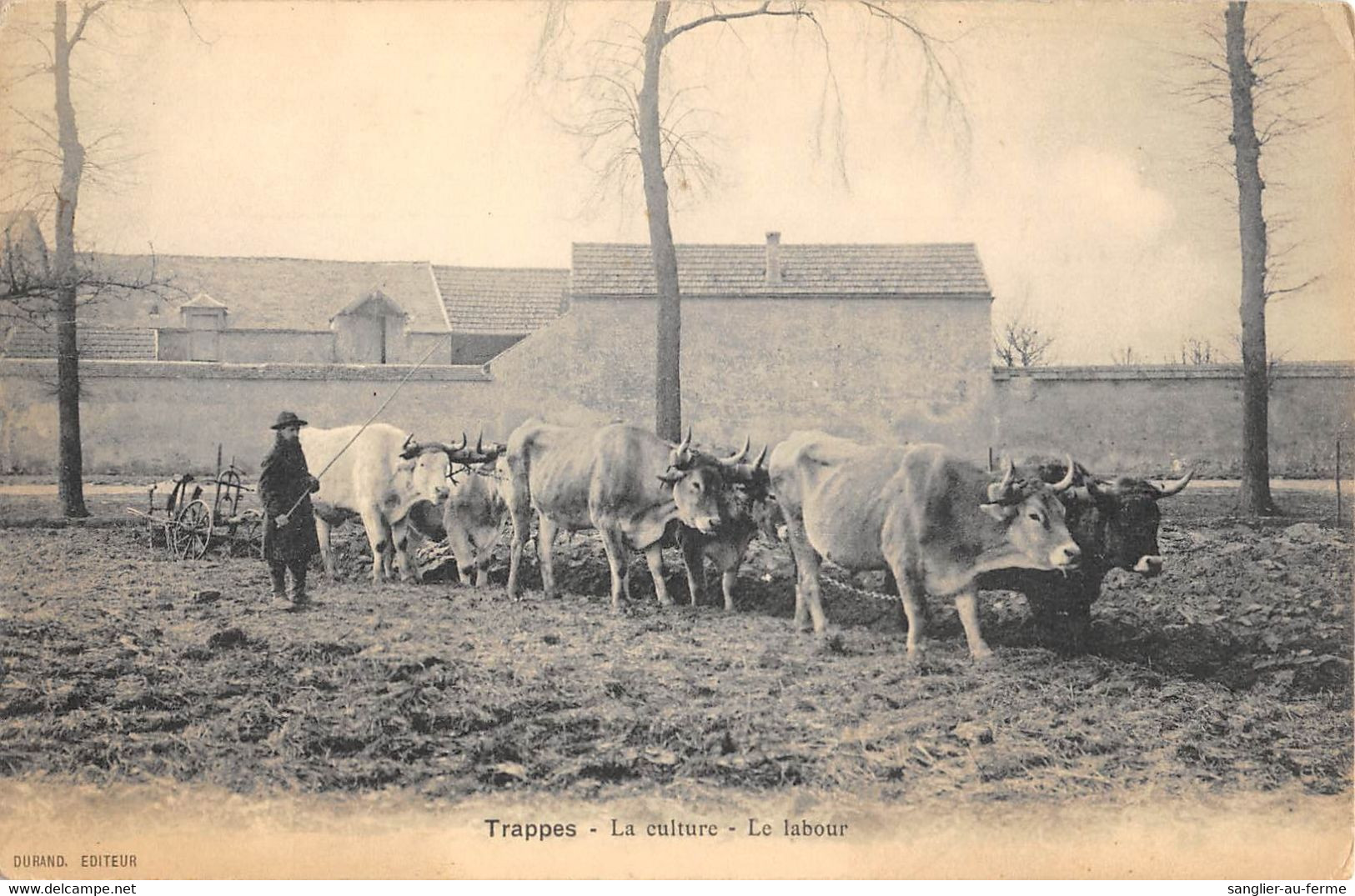 CPA 78 TRAPPES LA CULTURE LE LABOURG / AGRICULTURE - Other & Unclassified