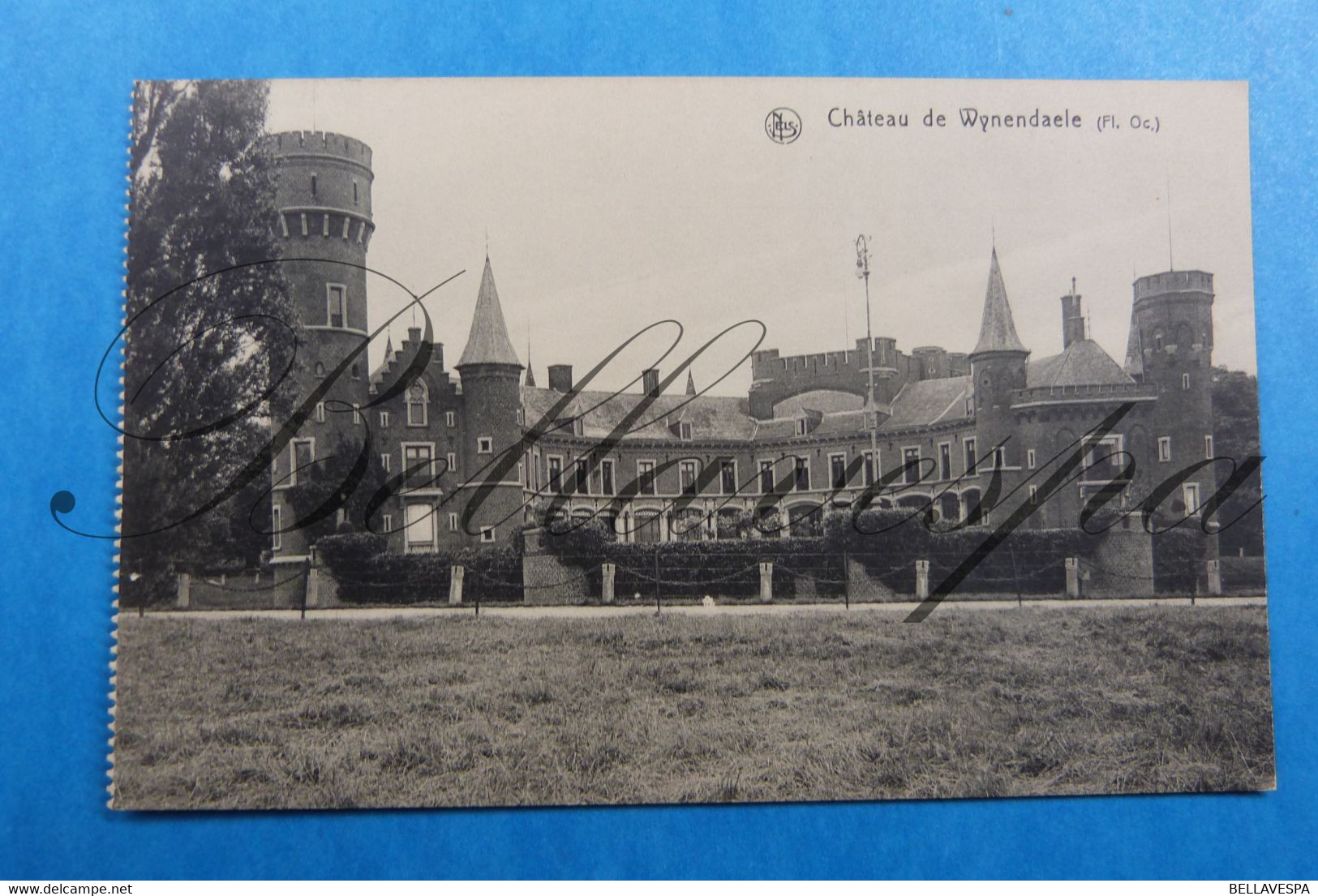 Wijnendale Kasteel chateau Wynendale Lot x 4 postkaarten