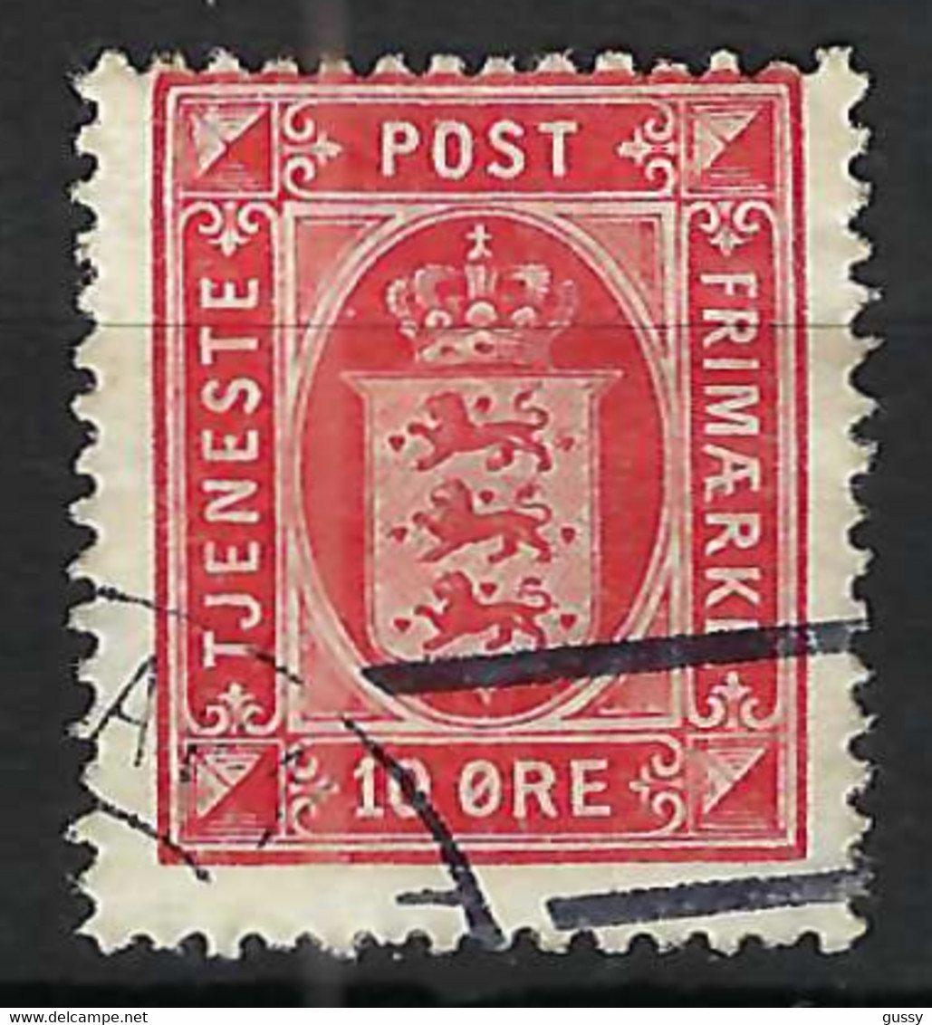 DANEMARK Service Ca.1902:  Le ZNr. 10a Obl. CAD - Dienstmarken