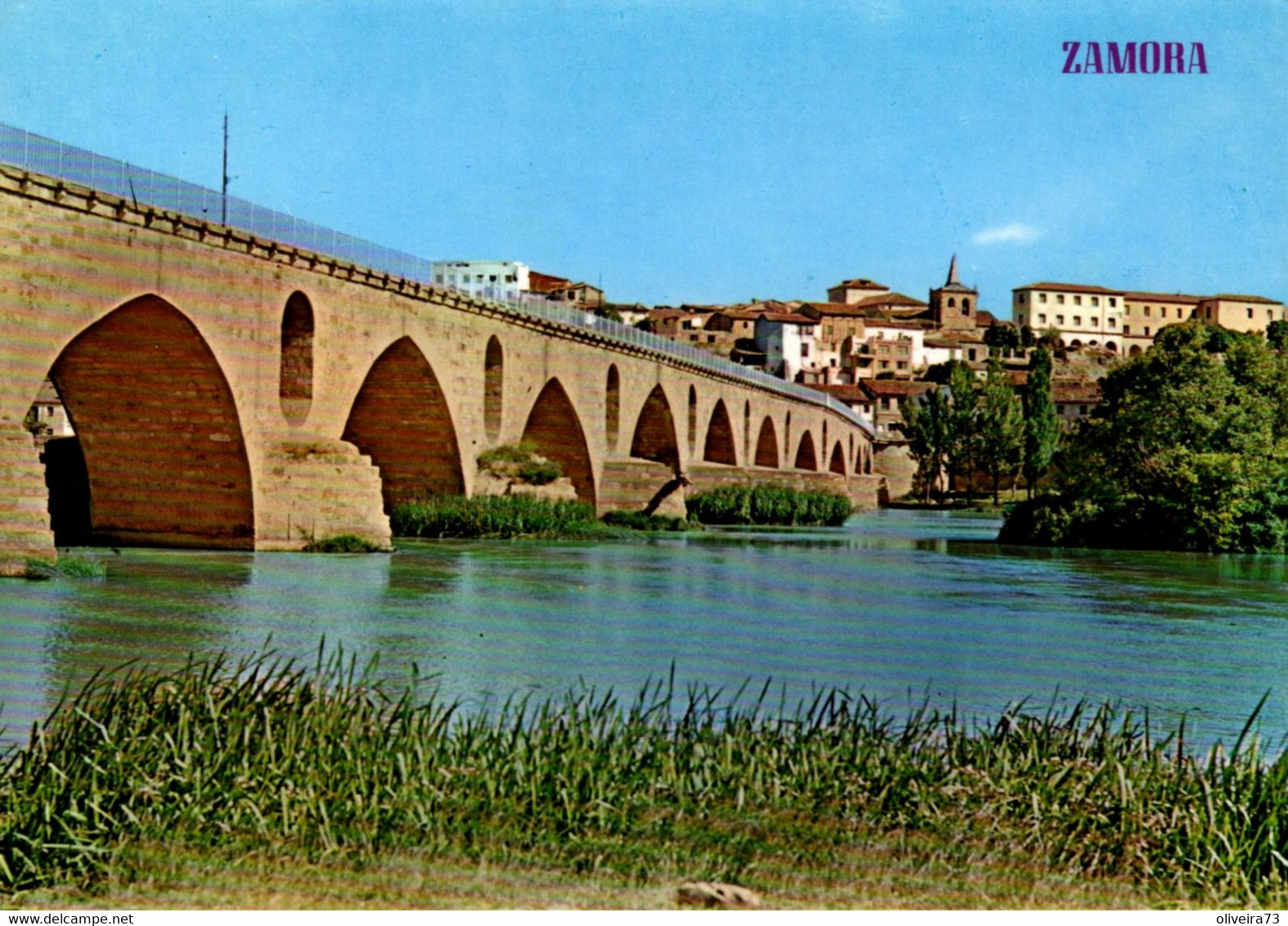 ZAMORA - Puente De Piedra Sobre Rio Quero - Zamora
