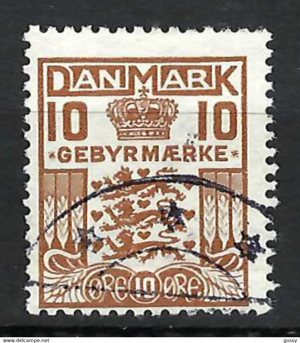 DANEMARK Taxe Ca.1930:  Le ZNr. 3 Obl. CAD - Postage Due