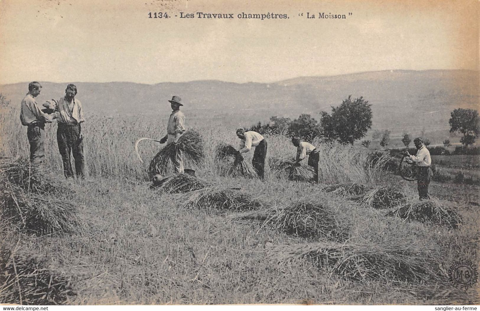 CPA THEME AGRICULTURE LES TRAVAUX CHAMPETRES LA MOISSON - Autres & Non Classés