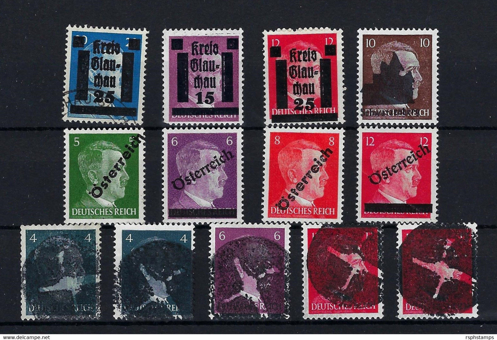 Germany Overprintes Stamps , Small Lot - Unused Stamps