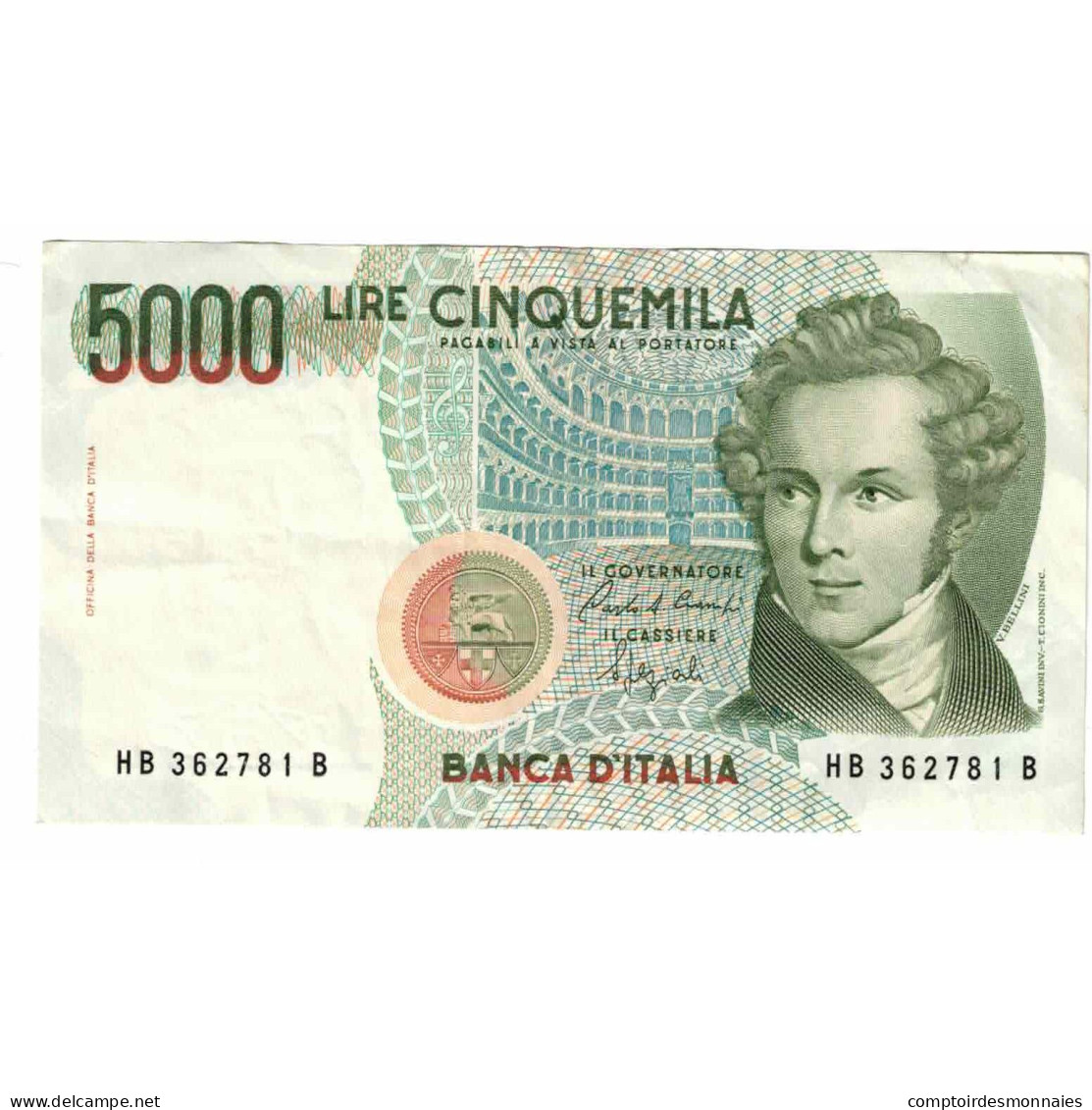 Billet, Italie, 5000 Lire, 1985, 1985-01-04, KM:111b, SUP - 5000 Lire