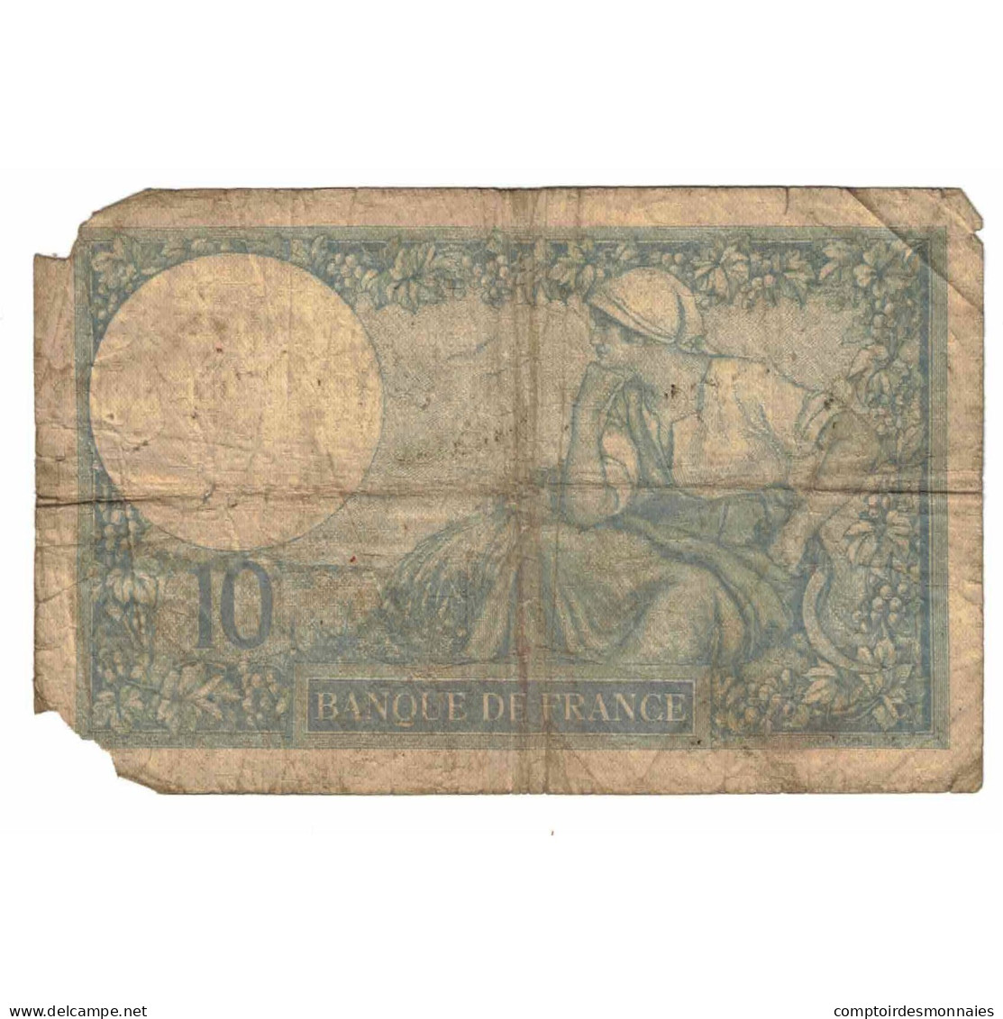 France, 10 Francs, Minerve, 1932, L.65916, B, Fayette:6.16, KM:73d - 10 F 1916-1942 ''Minerve''