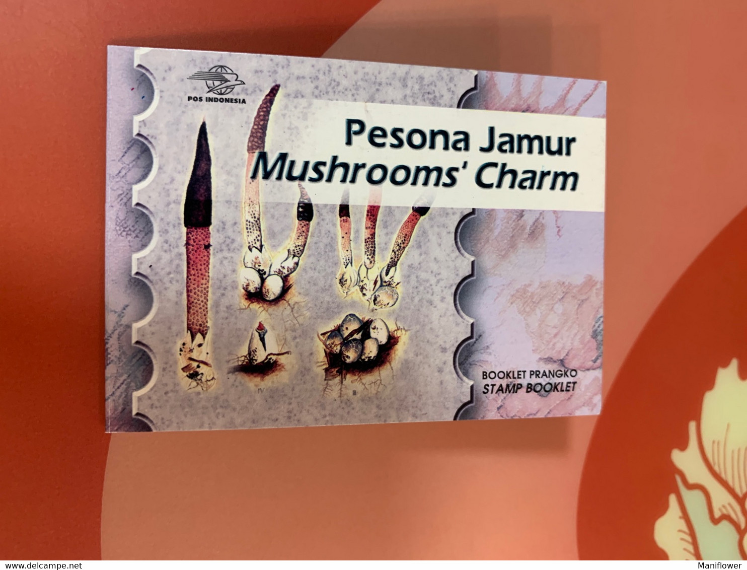 Indonesia Stamp Mushroom Booklet MNH From Hong Kong - FDC