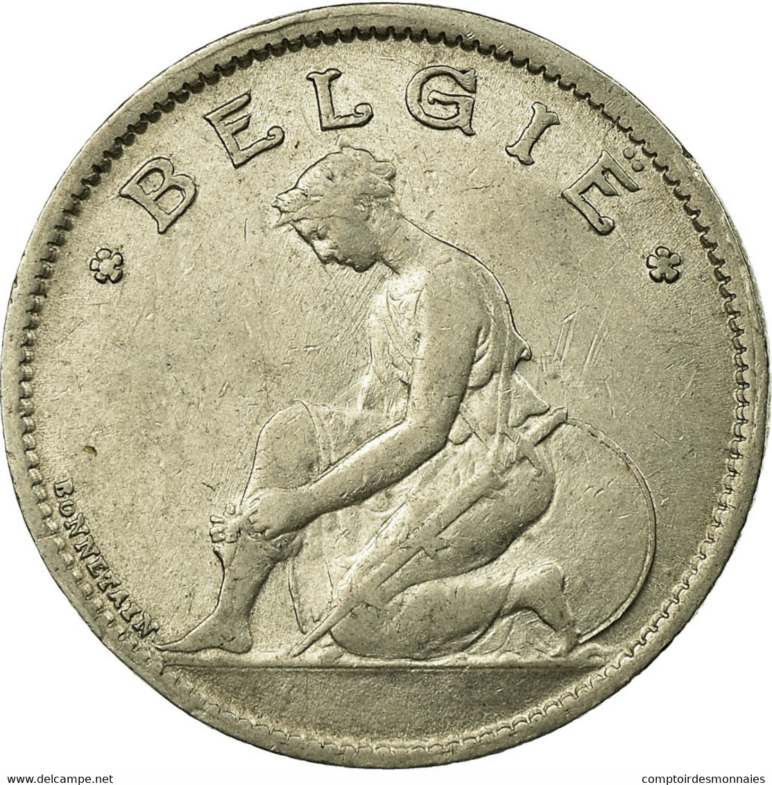 Monnaie, Belgique, Franc, 1934, TTB, Nickel, KM:90 - 1 Franc