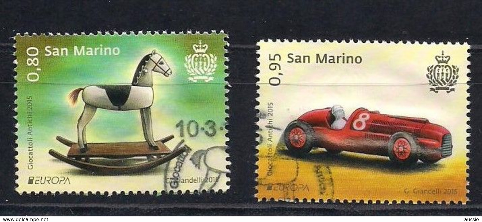 Cept 2015 Saint Marin San Marino Yvertn° 2412-2413 Micheln° 2619-2620 (o) Oblitéré - Used Stamps