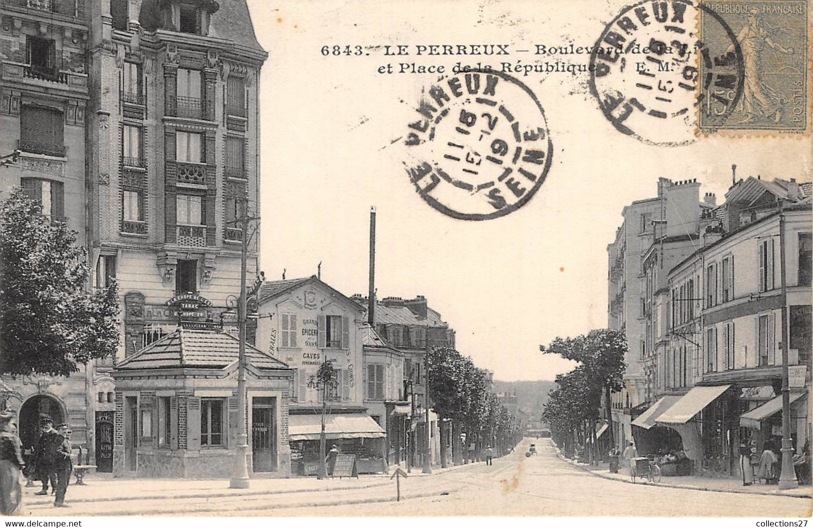 94-LE-PERREUX-BOULEVARD DE LA ET PLACE DE LA REPUBLIQUE - Le Perreux Sur Marne