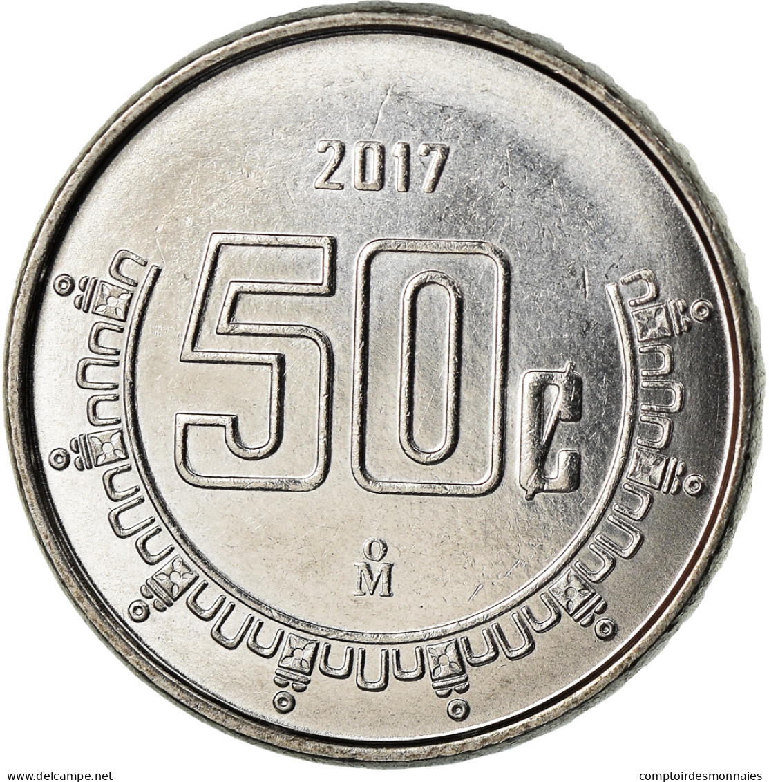 Monnaie, Mexique, 50 Centavos, 2017, Mexico City, SPL, Stainless Steel, KM:936 - Mexique