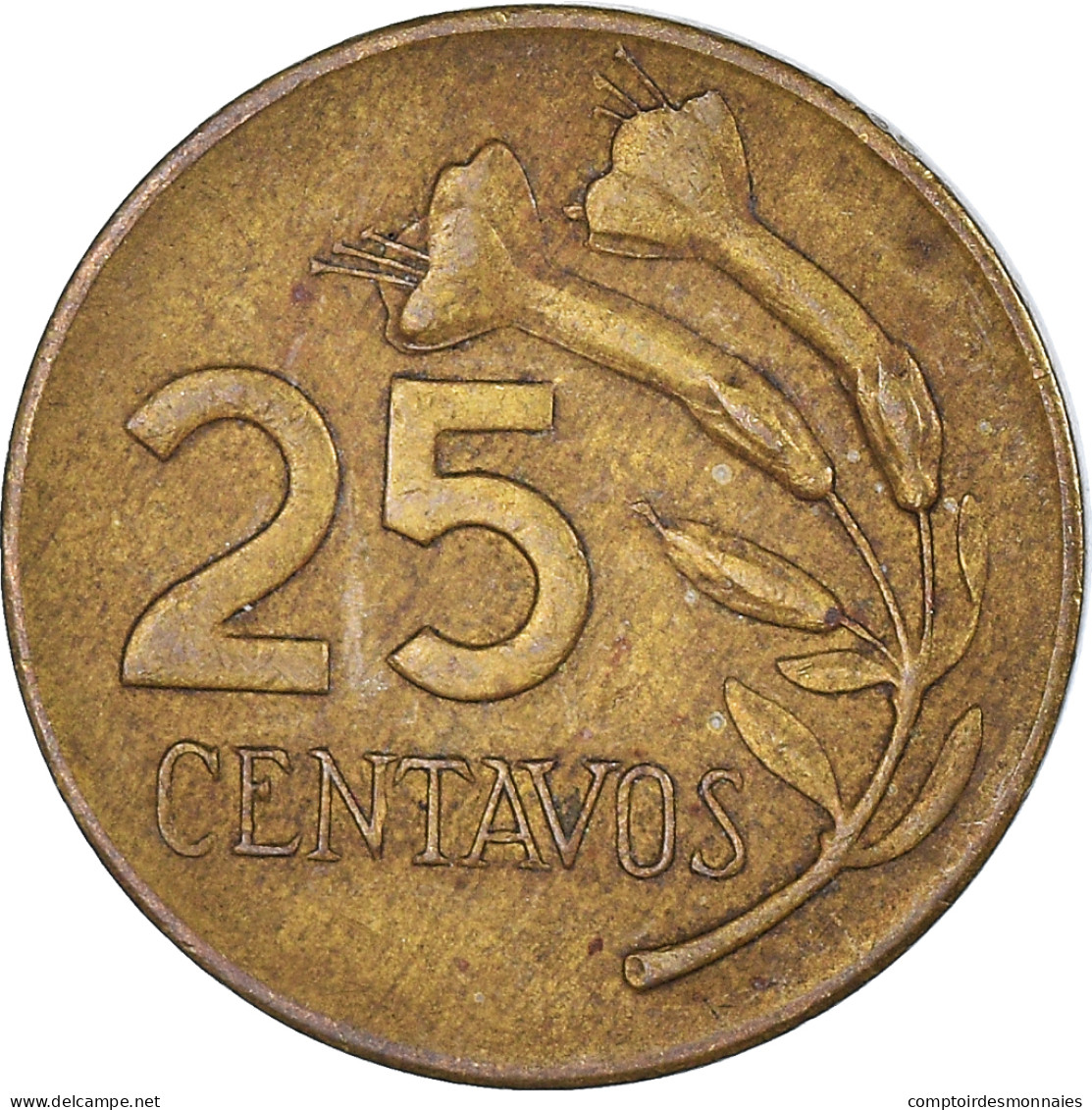 Monnaie, Pérou, 25 Centavos, 1970 - Peru