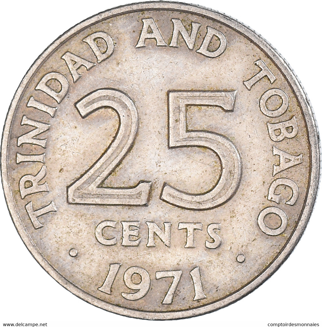 Monnaie, Trinité-et-Tobago, 25 Cents, 1971 - Trinidad & Tobago