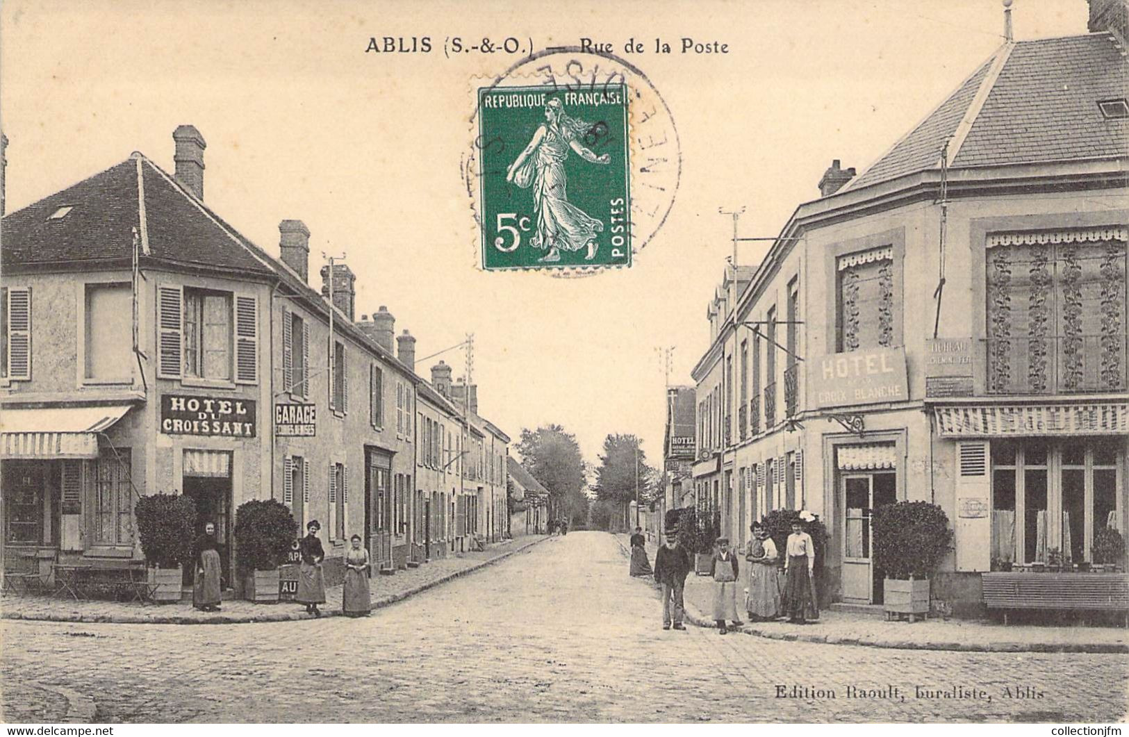 CPA FRANCE 78 "Ablis, Rue De La Poste" - Ablis