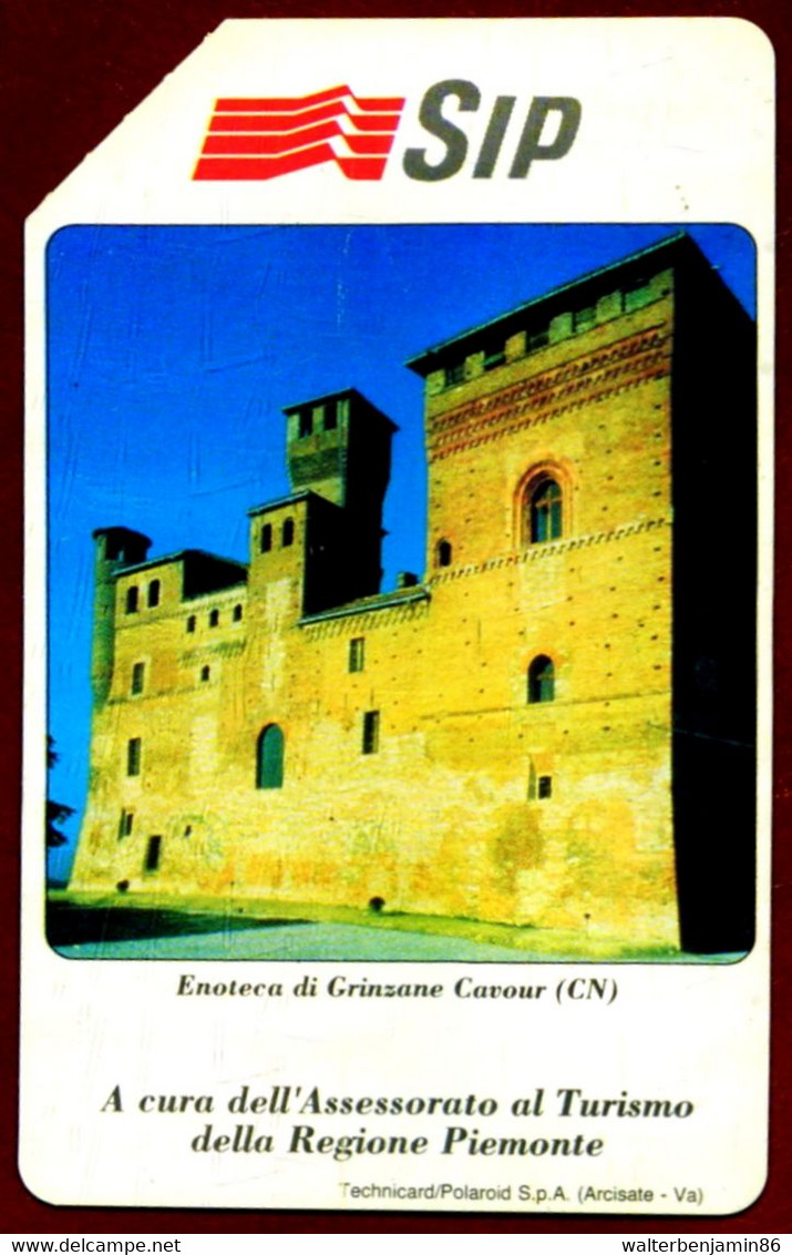 G P 149 C&C 2077 SCHEDA TELEFONICA USATA TURISTICA PIEMONTE GRINZANE 5 TEP - Pubbliche Precursori