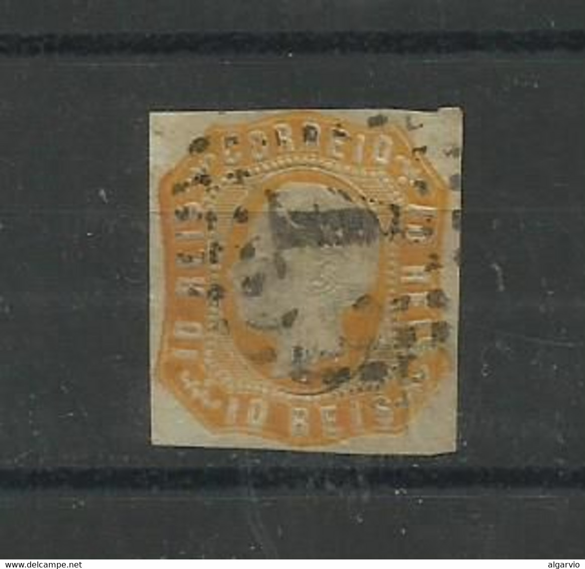 Portugal. 1862/4 D Luis # 15 ,10rs Amarelo Laranja Usado ,2ª Escolha Lt 389 Lt 391 - Used Stamps