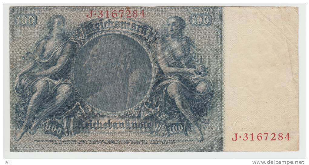 Germany 100 Reichsmark 24-6- 1935 VF+ CRISP Banknote P 183a  183 A - 100 Reichsmark