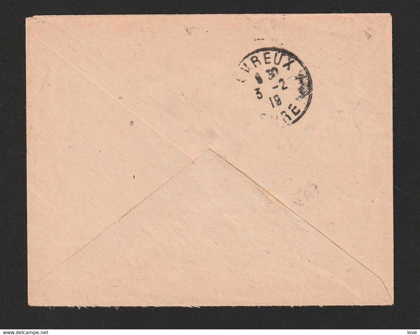 SENEGAL (Croix Rouge) Timbre N°71 Obl.Dakar En 1919 Pour La France. Cachet D'arrivée Au Verso Evreux (Eure) - Cartas & Documentos