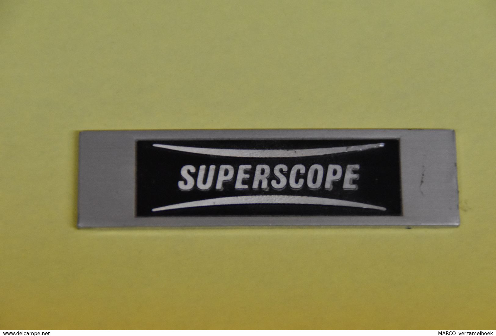 Radio/TV Embleem: Superscope (marantz) - Componentes
