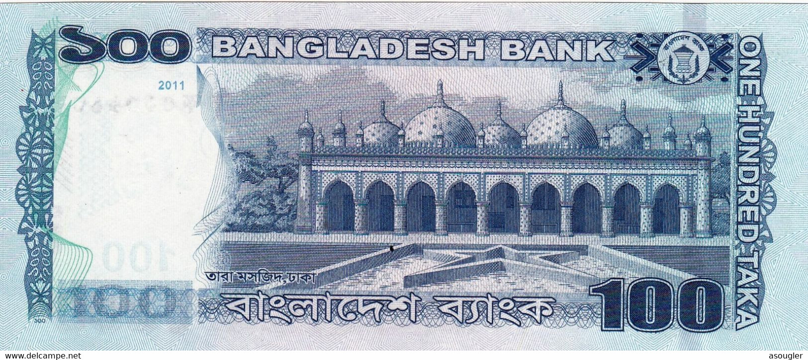 Bangladesh 100 Taka 2011 UNC P-57a "free Shipping Via Regular Air Mail (buyer Risk Only)" - Bangladesh