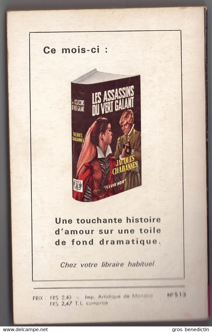 Fleuve Noir Espionnage N°513 - Alain Page - "Feu Rouge Pour Calone" - 1965 - #Ben&FNEsp - Fleuve Noir