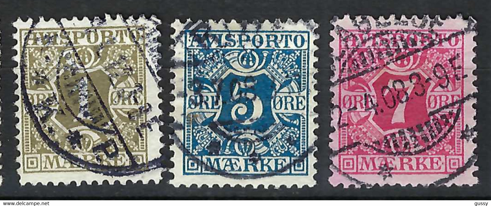 DANEMARK Taxe 1921-53:  Lot D'obl. CAD - Postage Due