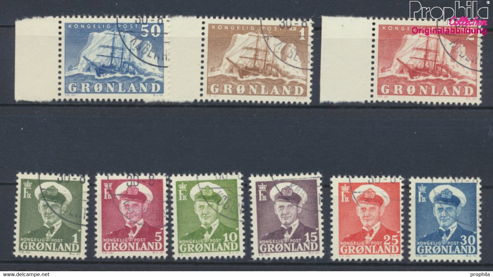 Dänemark - Grönland Gestempelt Freimarken 1950 Freimarken  (9814743 - Used Stamps