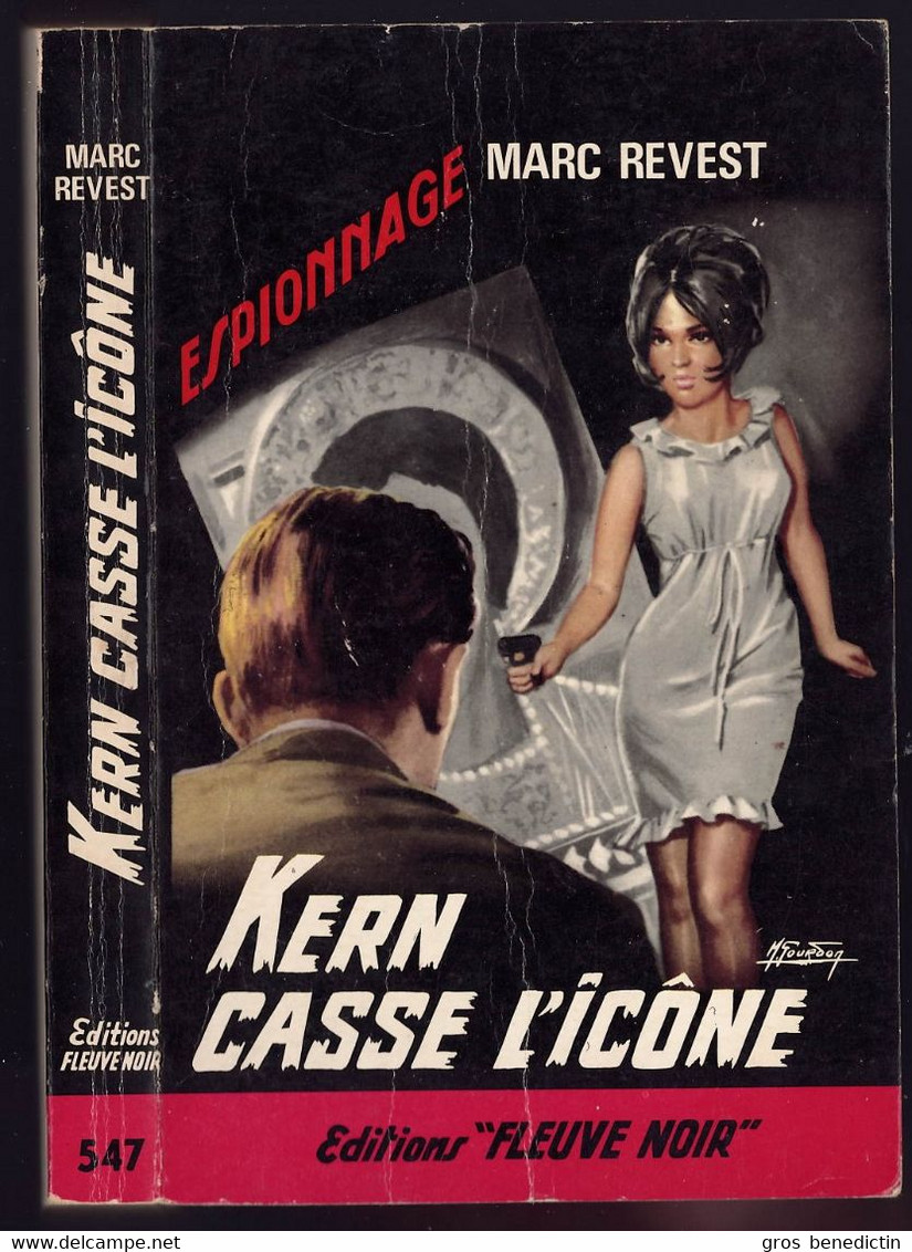 Fleuve Noir Espionnage N°547 - Marc Revest - "Kern Casse L'icône" - 1966 - #Ben&FNEsp - Fleuve Noir