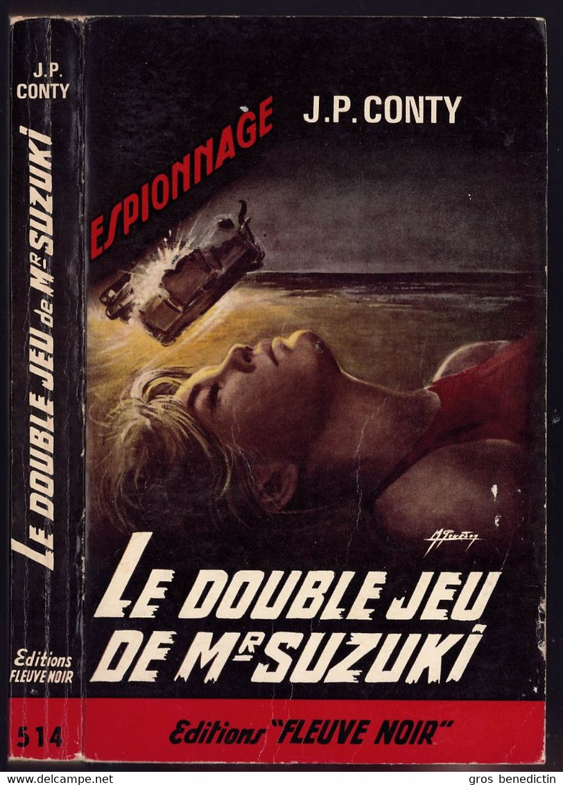 Fleuve Noir Espionnage N°514 - Jean Pierre Conty - "Le Double Jeu De Mr Suzuki" - 1965 - #Ben&FNEsp - Fleuve Noir