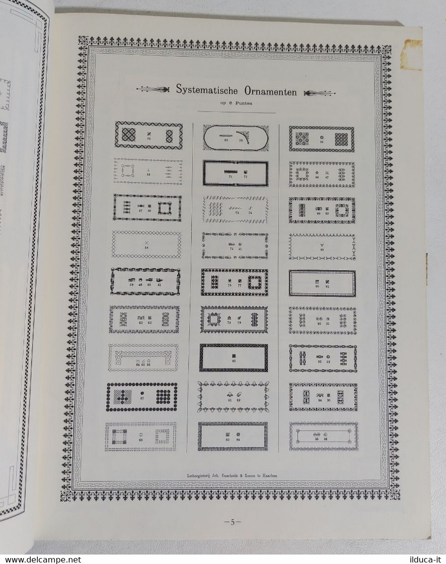 I107387 The Enschedé Catalog Of Typographic Bordes And Ornaments - Classic 1891 - Art, Design, Décoration
