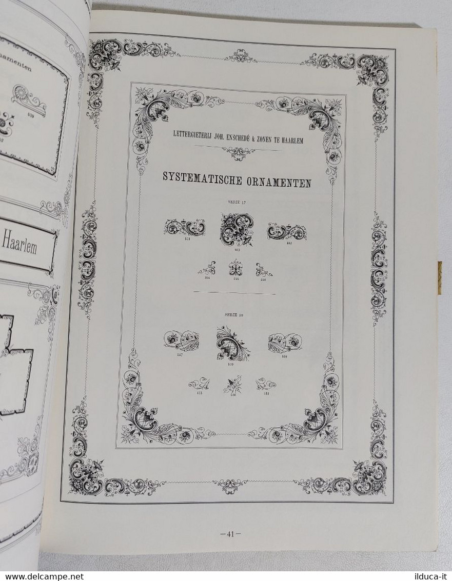 I107387 The Enschedé Catalog Of Typographic Bordes And Ornaments - Classic 1891 - Art, Design, Décoration