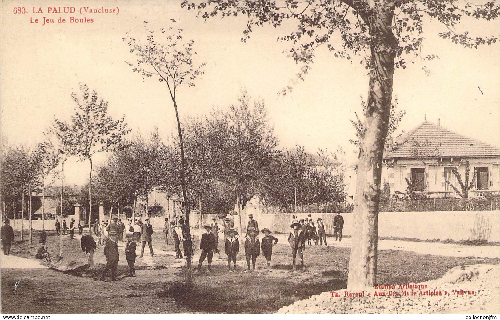 CPA FRANCE 84 "Lapalud, Le Jeu De Boules" - Lapalud