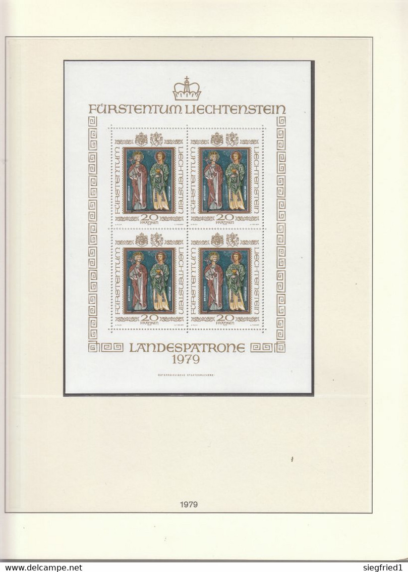 Liechtenstein ** Sammlung 1978-1993  Im Lindner Vordruckalbum Katalog 620,00 - Collections