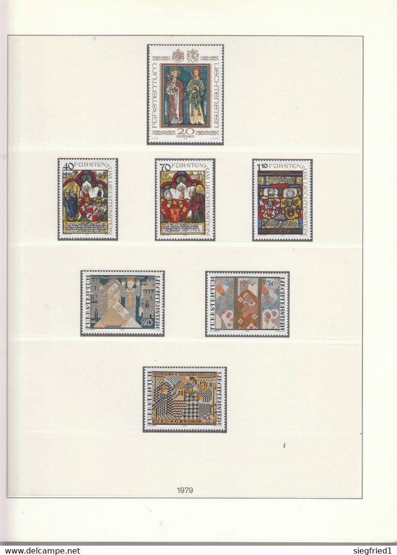 Liechtenstein ** Sammlung 1978-1993  im Lindner Vordruckalbum Katalog 620,00