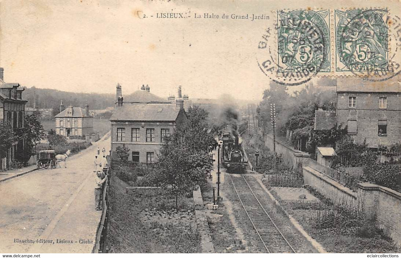 Lisieux          14           La Halte Du Grand Jardin    Train   N° 2         (voir Scan) - Lisieux