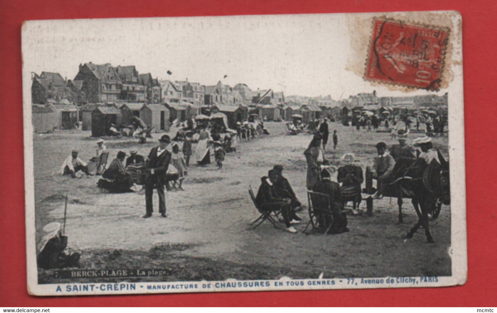 CPA -  Berck Plage - La Plage - Berck