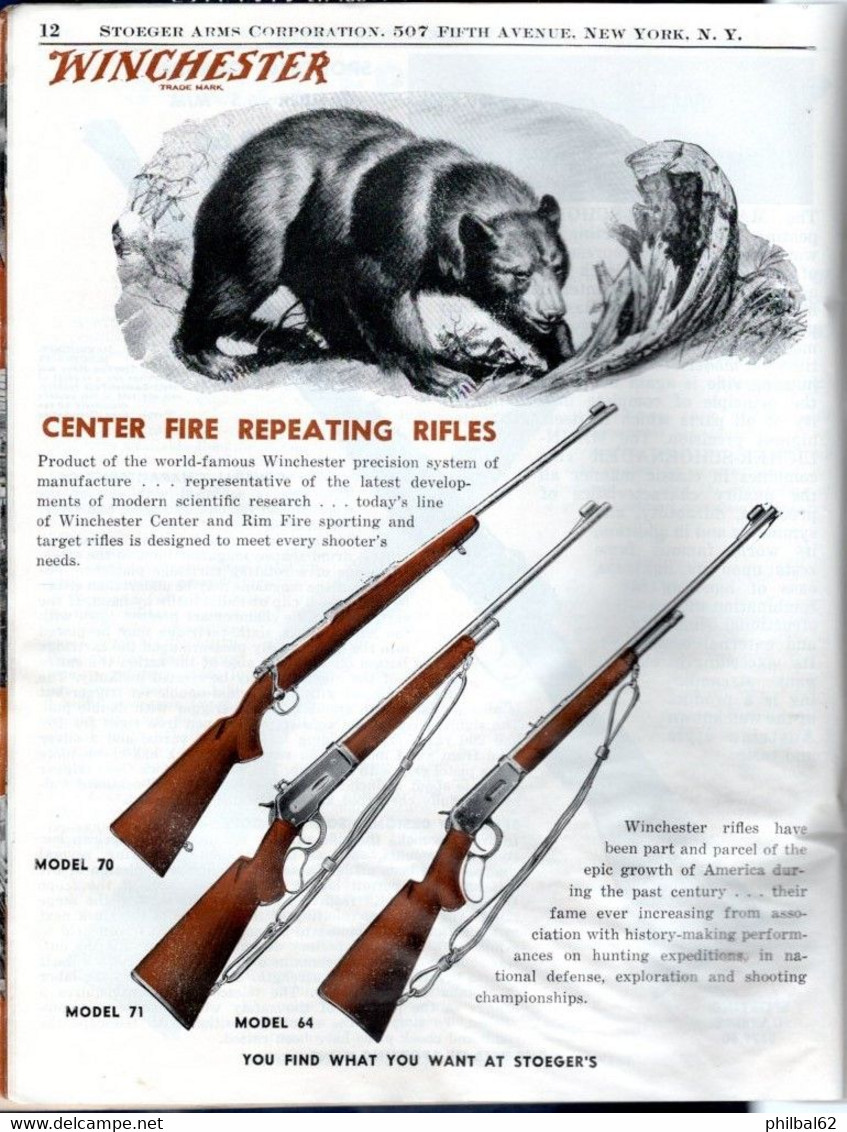 Catalogue 1951, The Shooter's Bible. Armes, Munitions équipements Pour La Chasse Et La Pêche + Nombreux Autres Articles. - United States