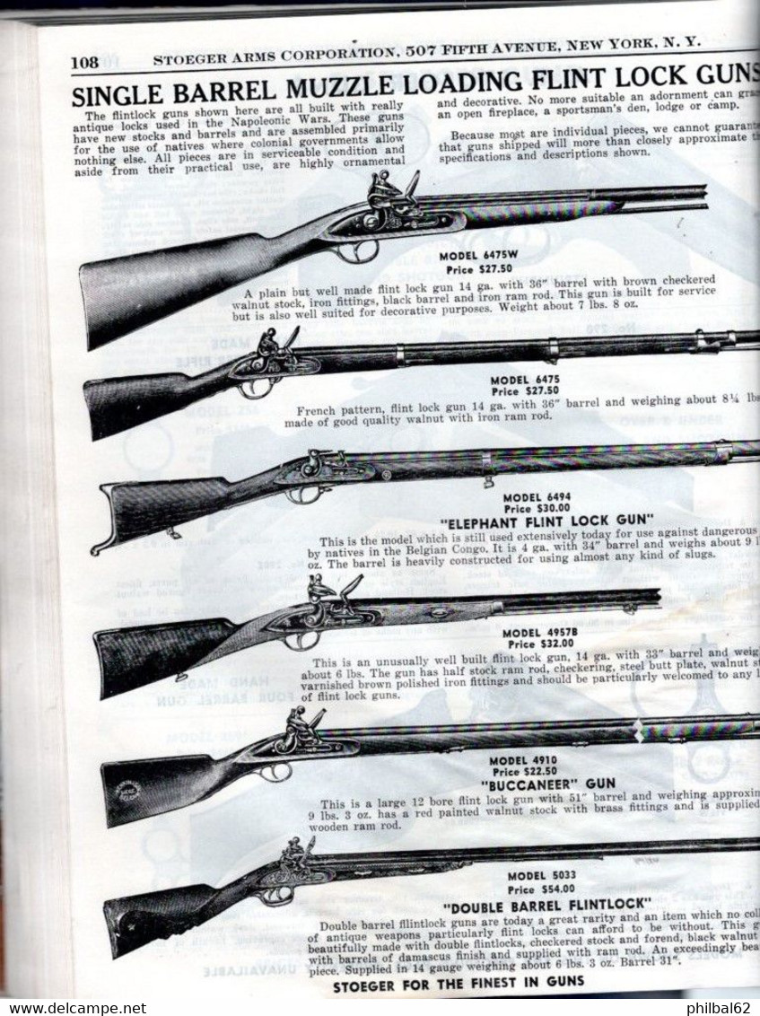 Catalogue 1951, The Shooter's Bible. Armes, Munitions équipements Pour La Chasse Et La Pêche + Nombreux Autres Articles. - United States