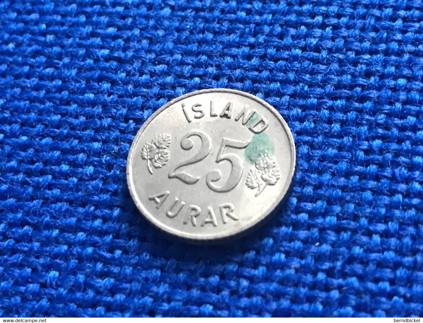 Münze Münzen Umlaufmünze Island 25 Aurar 1965 - Iceland