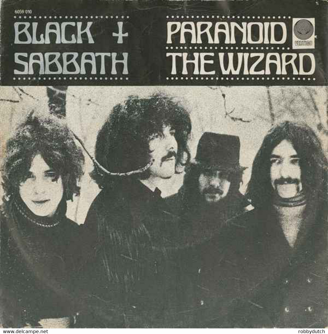 * 7"  *  BLACK SABBATH - PARANOID (Holland 1970) - Hard Rock & Metal