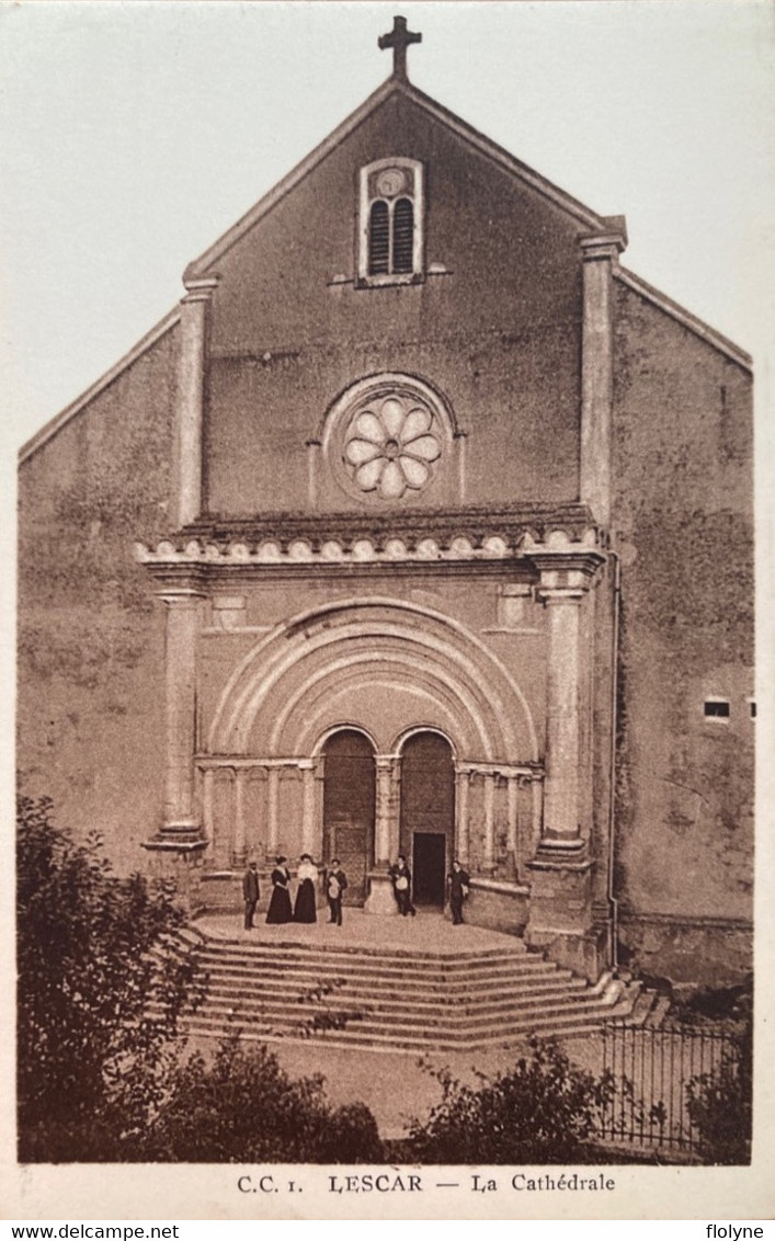 Lescar - Place Et La Cathédrale - Lescar